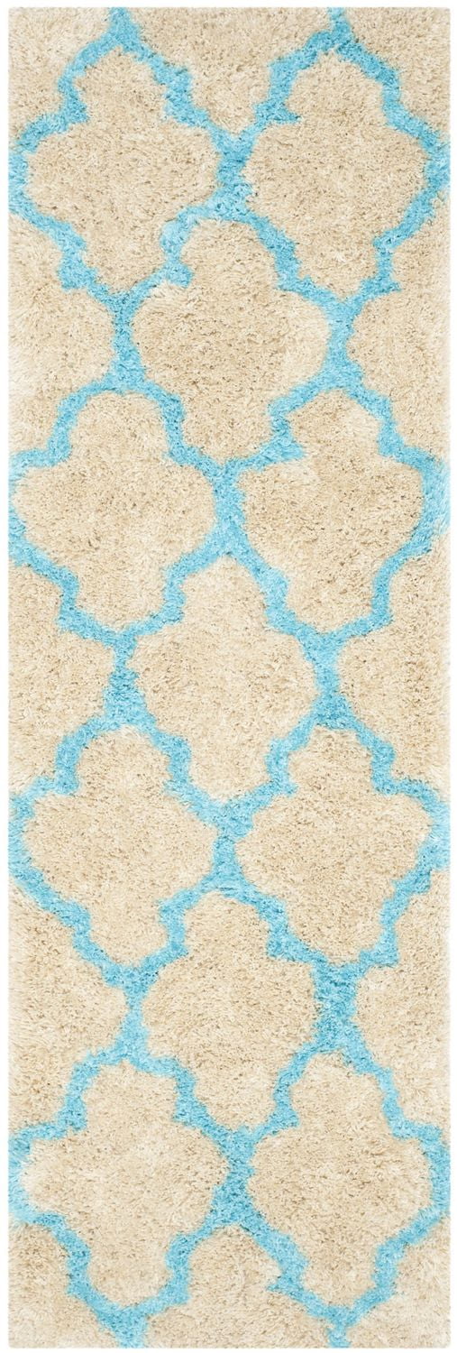 Safavieh Barcelona Anabelle Tapis Peluche Shag Géométrique