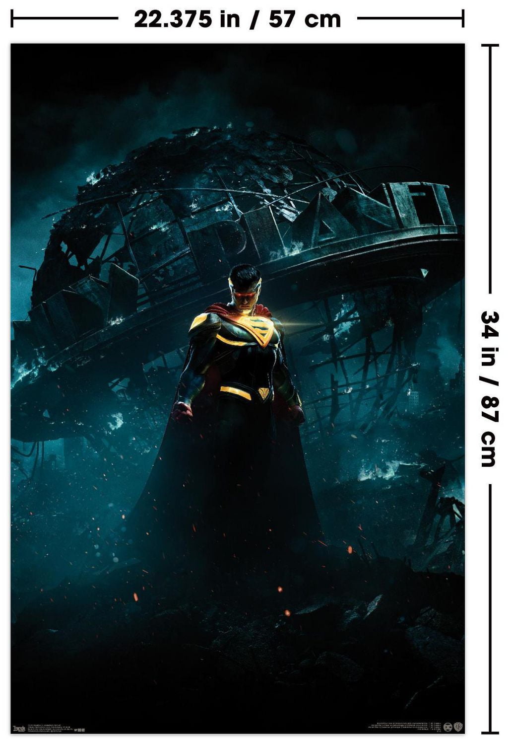 Jeu vidéo DC Comics Injustice : Les Dieux sont parmi nous 2 - Illustration clé de Superman