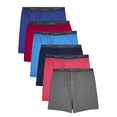 thumbnail image 1 of Fruit Of The Loom Boxeurs en Tricot Assortis pour Hommes Grande Taille - Lot de 6, 5XB, Assortis, 1 of 11