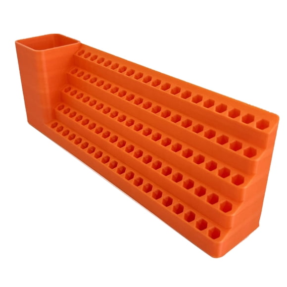 Can Store Drill Bit Organizer Bag for Home and Outdoor use Heavy Duty Tool Tote with 20/25/50/100 Bit Capacity Lightweight Storage for Woodworking Tools and Everyday Project
