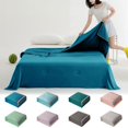thumbnail image 1 of Ice Blanket For All Season Lightweight Summer Cooler Quilt For Hot Sleepers And Night Cooler Comforter Double Cold Effect Blanket Cooler Fiber Soft Blanke, 1 of 9