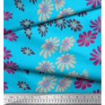 thumbnail image 3 of Soimoi Rayon Fabric Artistic Flower Decor Fabric Printed Yard 56 Inch Wide, 3 of 3