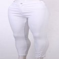 thumbnail image 3 of Women Pants High Waist Slim Pencil Skinny Tummy Control Solid Color Pants, 3 of 7