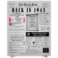 thumbnail image 1 of The Party Post 81st Birthday Party Decorations Poster Born in 1943, 1 of 5