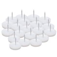thumbnail image 1 of White Square Furniture Tacks 50Set for Furniture Modification Home Improvement Iron Plastic, 1 of 8