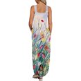 thumbnail image 3 of Sundresses for Femmes Sexy Femmes Summer Conception Robe Décontractée Progressive Sans Manches Suspendu Cou V-Cou Longues Robes de Plage for Femmes sur Clearance, 3 of 5