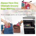 thumbnail image 4 of OUSITAID 10 Pcs Grocery Shopping Bags Large Capacity Shopping Bags Reusable Grocery Shopping Bags Foldable Shopping Tote Bag Waterproof Tote Bags Eco-Friendly with Handle Design, 4 of 7