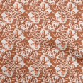 thumbnail image 1 of oneOone Cotton Poplin Rust Brown Fabric Abstract Sewing Material Print Fabric By The Yard 42 Inch Wide, 1 of 5