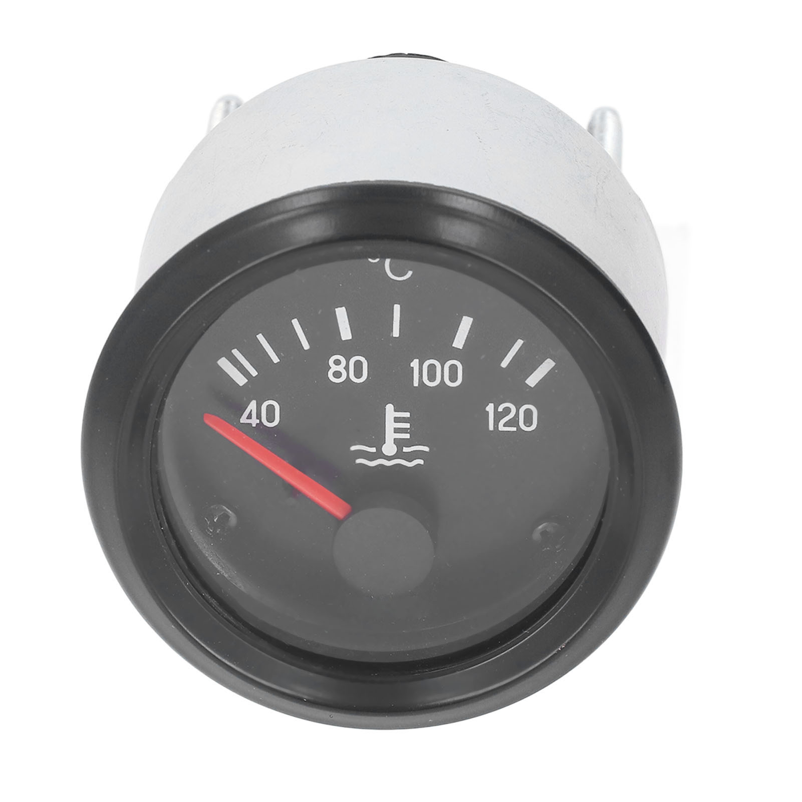 52mm Aluminum Alloy Water Temp Gauge with Transparent Cover, Engine LED Water Temp Meter, High Accuracy