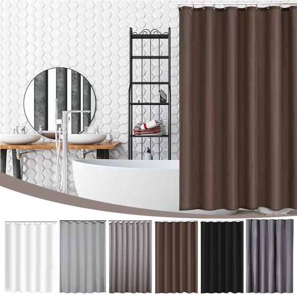 Sentmoon Window Curtain Bedroom Curtains Gray Shower Curtain Fabric Plain Color Thickened and Polyester Bathroom Partition Curtains and Door Curtains for Living Room