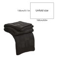 thumbnail image 3 of Meitianfacai Camping Blanket Sofa Blanket Daylight Blanket Knitted Boho Conditioning Napping Blanket Sofa Cover Blanket Woolen Blanket, Black, 3 of 6