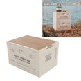 thumbnail image 4 of Folding Storage Box, Collapsible Storage Bins Capacity 50L PP Composite Board With Wooden Lid For Camping, 4 of 8