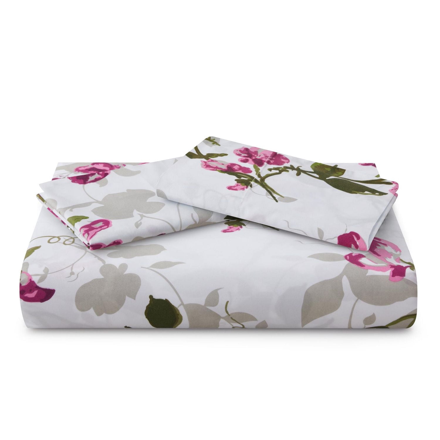 Literie toutes saisons Marina Decoration, housse de couette ultra douce et soyeuse, en rayonne de bambou richement imprimée, avec taies d'oreiller