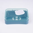 thumbnail image 2 of Soap Container With Lid, Usavan Cute Character Soap Holder for Clean Storage, Efficient Water Drainage Compact Portable Soap Box for Bathroom Travel Dorm, 2 of 7