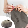thumbnail image 1 of Dvkptbk Wools Group Wool Hand-woven Medium Coarse Scarf Hat Overcoat Wool Merinoss Wool Wool Cashmeres Yarn Wools Group, 1 of 5