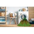 thumbnail image 2 of Ahgly Tapis Rectangulaire Lavable en Machine Intérieur Transitionnel Vert Armée, 5 Pieds x 8 Pieds, 2 of 7