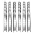 thumbnail image 1 of 100pcs A4 Binding Wire 100 Sheets Capacity Wire Binding Spine 1/2in Diameter 34 Double  3:1 Pitch, 1 of 8