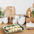 thumbnail image 1 of Rectangular Salad Plates Rectangular Plastic Plates Large Plates Hot Pot Barbecue Plastic Sausage Plates Fruit Plates BBQ Party Decorations, 1 of 6