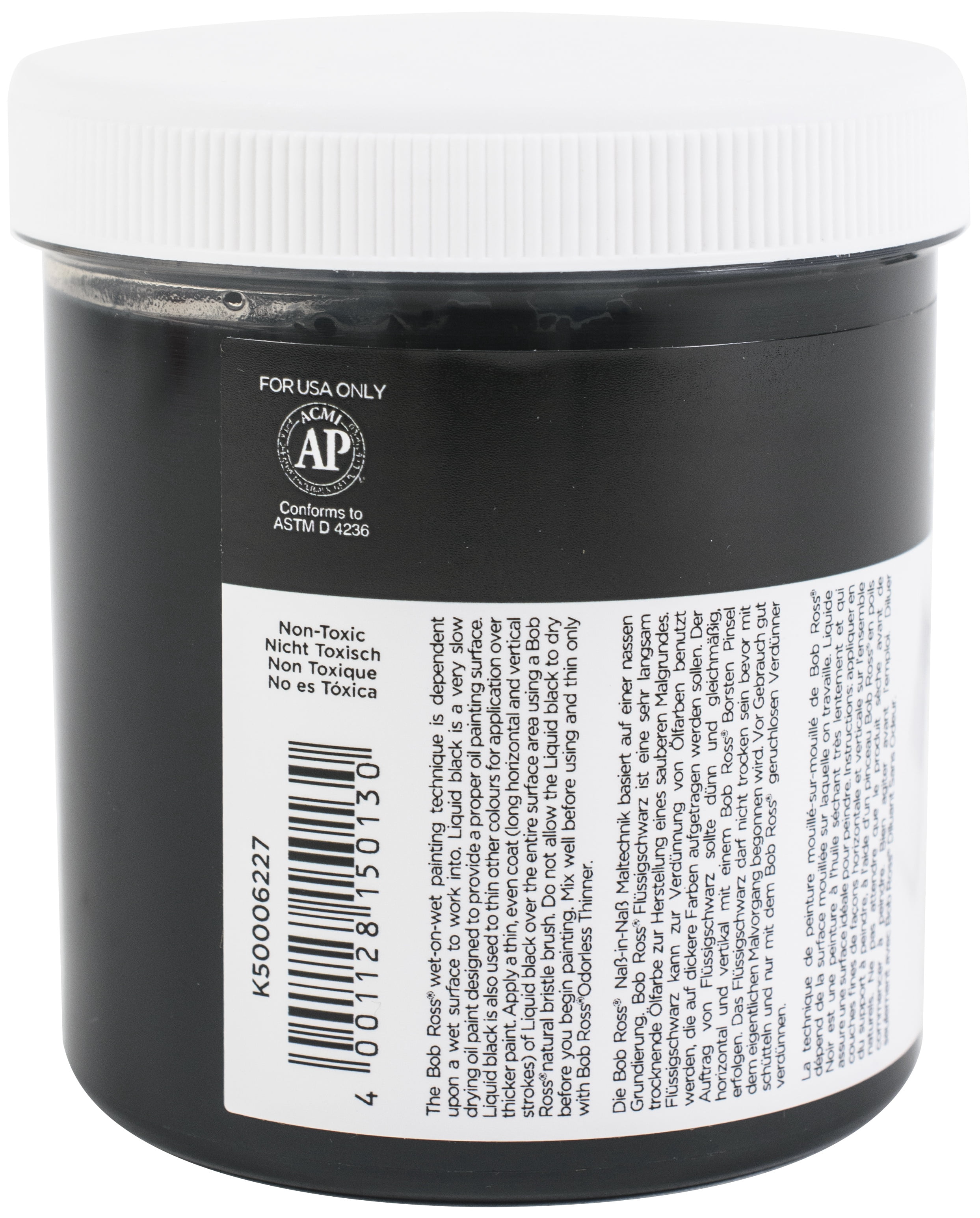 Bob Ross Liquid Black 250Ml-Black