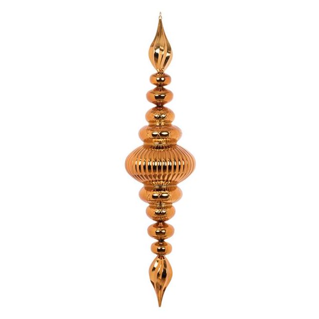 Vickerman M183888 41 in. Copper Shiny Finial Ornament