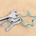 thumbnail image 3 of MesaSe Key Chain DIY Key Chain 10pcs Colorful Pentacle Shaped Key Ring Iron Key Chain Pendant DIY Jewelry Handbag Supplies, 3 of 8
