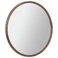thumbnail image 3 of Bouclair Miroir Rond à Cadre en Bois Noyer, 3 of 5