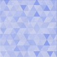 thumbnail image 1 of Ahgly Tapis d'Intérieur Lavable en Machine Carré Transitionnel Bleu Ciel, 5 Pieds Carré, 1 of 7