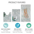 thumbnail image 3 of the US States Design 3 Piece Bathroom Rugs Set - Non-Slip Ultra Thin Bath Rugs for Bathroom Floor - Washable Cotton Bathroom Mats Set, 3 of 8