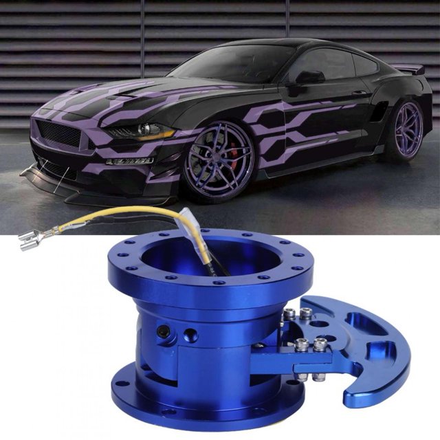 AMONIDA Akozon Volant de Course Inclinable à Dégagement Rapide Kit de Moyeu Adaptateur Amovible