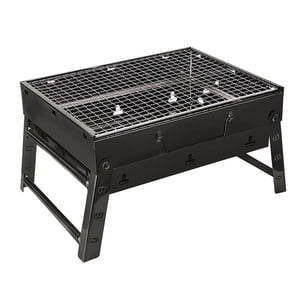 TopLLC Foldable Outdoor BBQ Grill With Thickened Grate Thickened Non-Stick Stove For Outdoor Barbecue And Home Cooking 35x27x20cm/13.78x10.63x7.87in