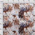 thumbnail image 3 of oneOone Cotton Flex White Fabric Tropical Sewing Craft Projects Fabric Prints By Yard 40 Inch Wide, 3 of 5