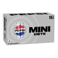 thumbnail image 4 of Pepsi Diet Cola 15 x 222mL Sleek, Mini Cans, 4 of 10