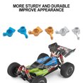 thumbnail image 3 of mmirethe RCGOFOLLOW Aluminum Alloy Rear Hub Carrier RC Upgrade Part Rear Hubs For 1/14 Wltoys 144001 RC Car Part RC Car Accessories Silver, 3 of 6