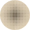 thumbnail image 1 of Ahgly Company Tapis d'Intérieur Lavables à la Machine, Carrés, Style Transitionnel, Mocassin Beige, Tapis de Zone, 3 Pieds Carré, 1 of 7