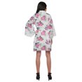 thumbnail image 3 of Moomaya Printed Bridesmaid Robes Short Bride Getting Ready Dress Loungewear, 3 of 6