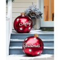 thumbnail image 4 of 60cm Large New Year Gift PVC Inflatable Toys Christmas Balls Made PVC Giant No Light Large Balls Tree Decorations Outdoor Toy Ba, 4 of 5