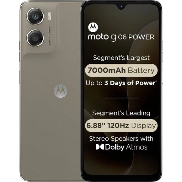 Motorola XT25535-9 Moto G06 Power 4/64gb - Pantone Laurel Oak(Khaki)