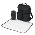 thumbnail image 1 of Bababing Backpack Diaper Bag - 100% recycled - Black, 1 of 6
