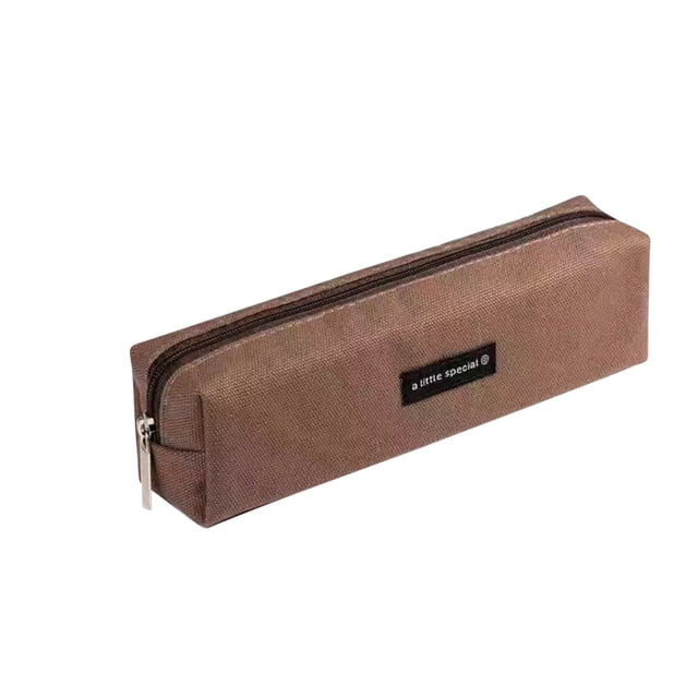 Boovnll Pencil Pouch, Solid Color Small Canvas Pencil Case Stationery Box Pencil Case Student Male and Female Stationery Bag Large Capacity Pencil Case Storage Box, Pencil Case