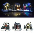 thumbnail image 2 of Luminous LED Light Snow House Display Mold Home Christmas Decor Ornament Gift Snow House Display Mold, 2 of 8