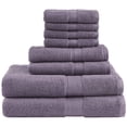 thumbnail image 1 of Madison Park Signature 8-Piece Cotton Towel Set in Light Purple, 1 of 9