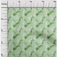 thumbnail image 2 of oneOone Viscose Tissu Vert Abstracts Robe Tissu Tissu Imprimé par la Cour 42 Pouces de Large, 2 of 5