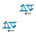 thumbnail image 3 of Baohd Enhanced RC Car Accs Spare Parts 1 10 Truck TT02 Modified Replacement Front Rear Front Lower Arm 2Set, 3 of 6