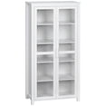 thumbnail image 1 of HOMCOM Armoire de Cuisine, Armoire de Rangement à 5 Niveaux avec Étagères, Blanc, 1 of 10