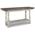 thumbnail image 1 of Signature Design by Ashley Havalance Flip Top Console Table in Gray and White, 1 of 7