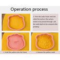 thumbnail image 5 of 8PCS Halloween Pumpkin Ghost Cookie Cutters Plastic Cartoon Pressable Biscuit, 5 of 5