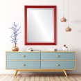 thumbnail image 4 of Pasadena Framed Mirror - Holiday Red, 4 of 6