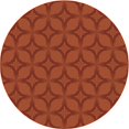 thumbnail image 1 of Ahgly Company Tapis Rond Lavable en Machine Intérieur Transitionnel Orange Rouge Orange, 7 Pieds Rond, 1 of 7