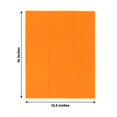 thumbnail image 3 of HLONK Lot de 50 / Serviettes en Papier Douces Orange 2 Épaisseurs pour Souper Fête Serviettes pour Réception de Mariage Cocktail Boisson, 3 of 11