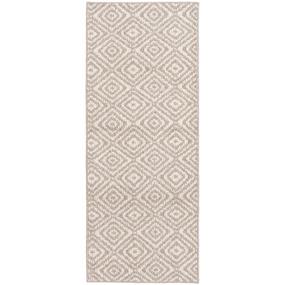 Mainstays Modern Contemporary Pattern, Machine Washable Area Rug, Runner Mat 2x7, Recommended for Hallway, Bedroom, Kitchen, and Laundry Room